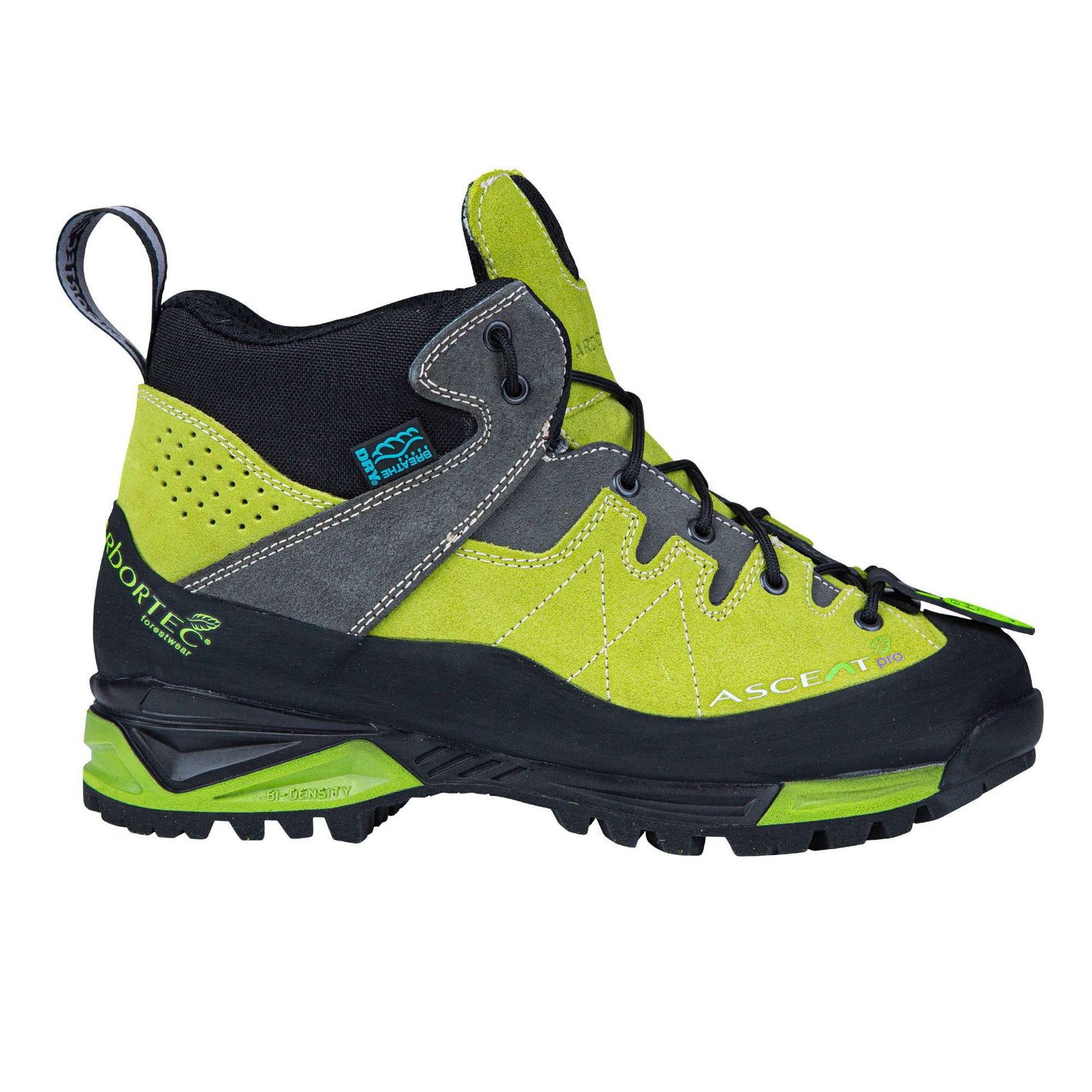 AT51000 Ascent Pro Climbing Boot - Lime - Arbortec Forestwear