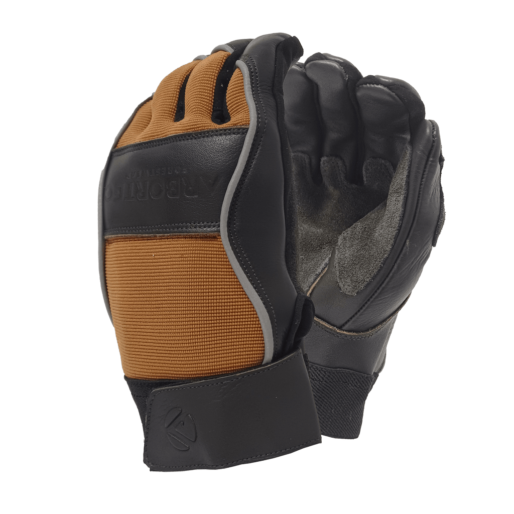 AT875 Arbortec Chainsaw Gloves Brown/Black - Arbortec Forestwear