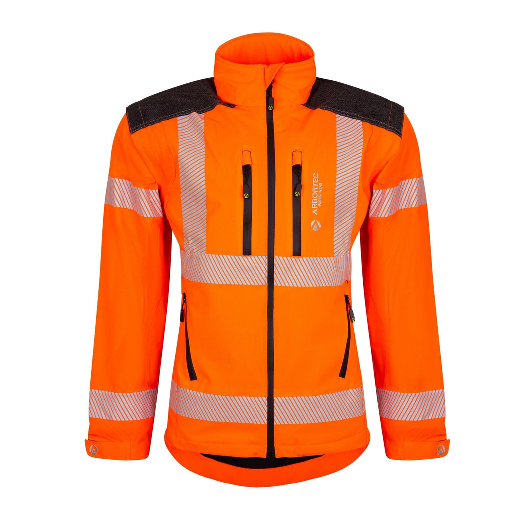 ATHV4000 Breatheflex Performance Work Jacket - Hi Vis Orange - Arbortec Forestwear