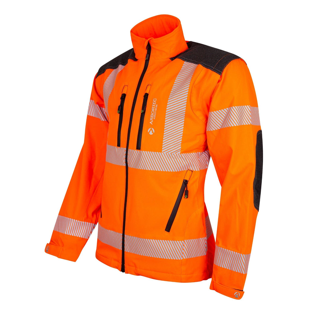 ATHV4000 Breatheflex Performance Work Jacket - Hi Vis Orange - Arbortec Forestwear