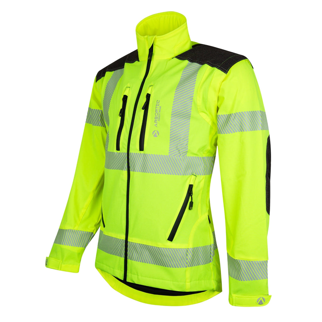 ATHV4000 Breatheflex Performance Work Jacket - Hi Vis Yellow - Arbortec Forestwear