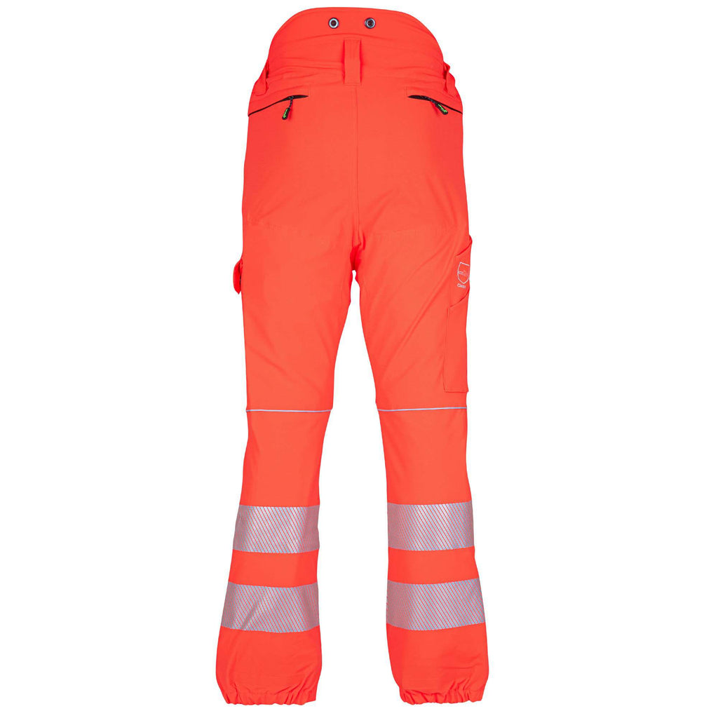 ATHV4010 Breatheflex Chainsaw Trousers Design A Class 1- Hi-Vis Orange - Arbortec Forestwear