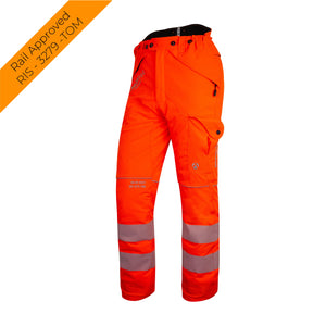 ATHV4035 Breatheflex Chainsaw Trousers Design C Class 3 - Hi Vis Orange - Arbortec Forestwear