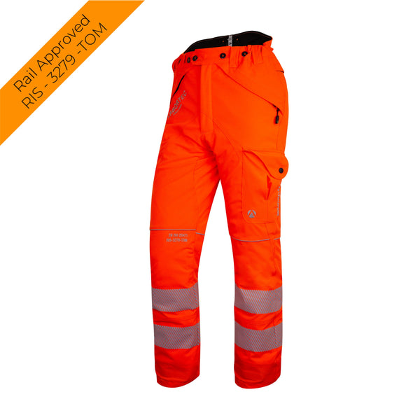 ATHV4040 Breatheflex Pro Rail Spec Class 2 Trousers - Hi Vis Orange