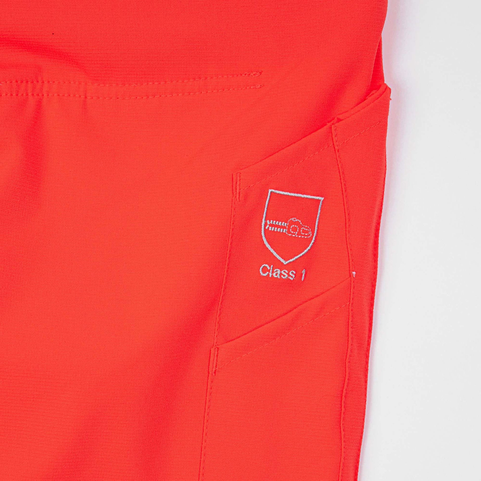 ATHV4050 Breatheflex Chainsaw Trousers Design C Class 1 - Hi Vis Orange - Arbortec Forestwear
