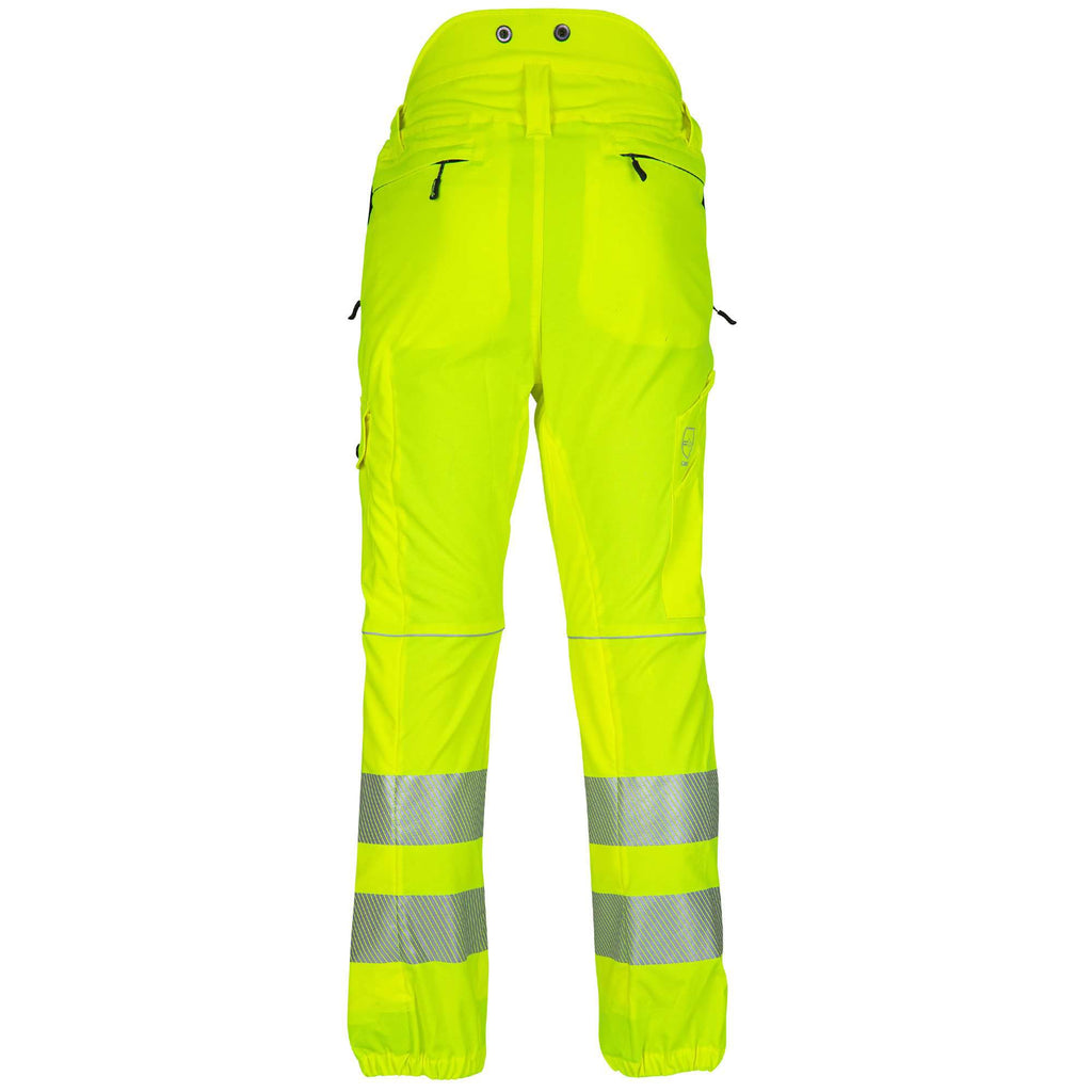 ATHV4050 Breatheflex Chainsaw Trousers Design C Class 1 - Hi-Vis Yellow - Arbortec Forestwear