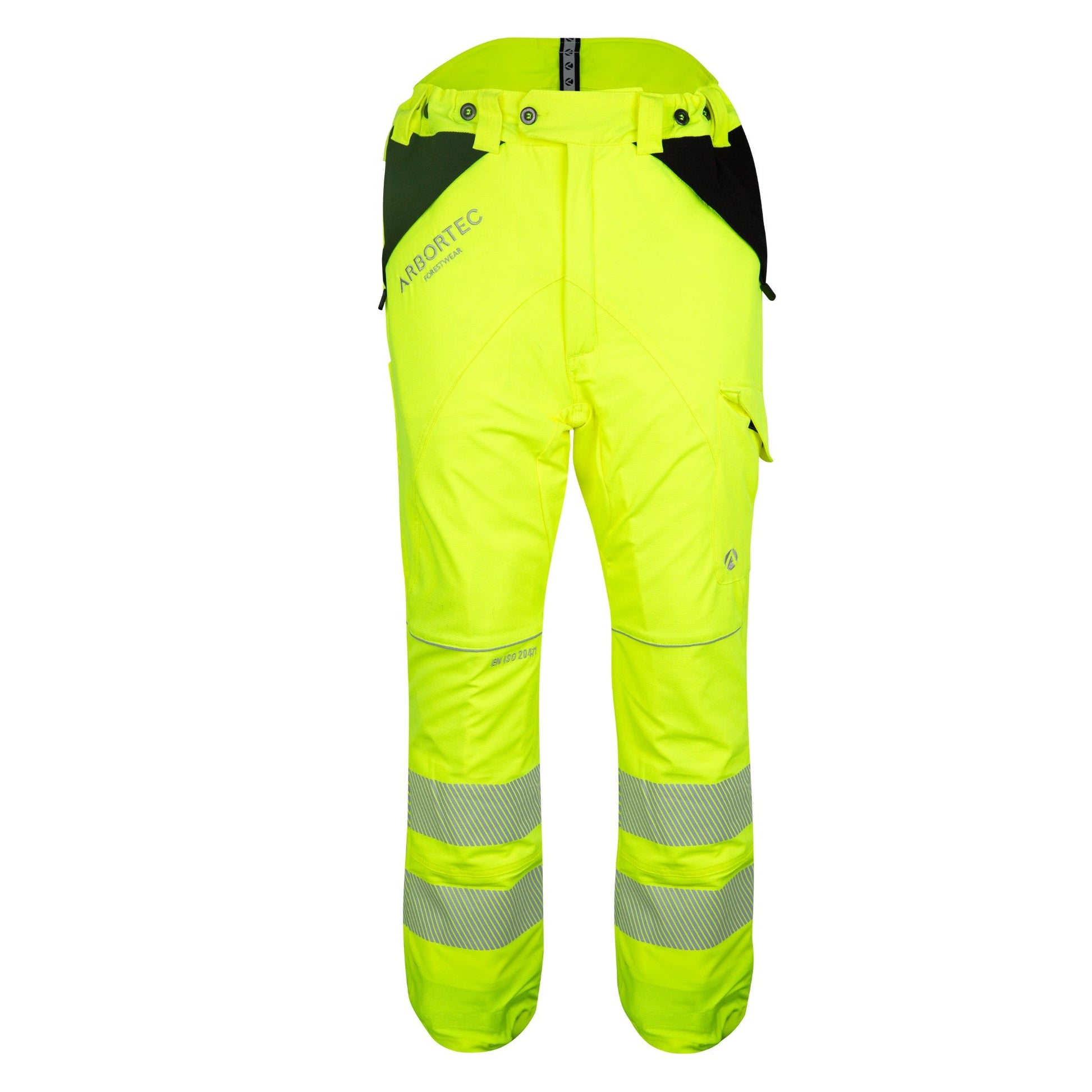 ATHV4050 Breatheflex Chainsaw Trousers Design C Class 1 - Hi - Vis Yellow - Arbortec Forestwear