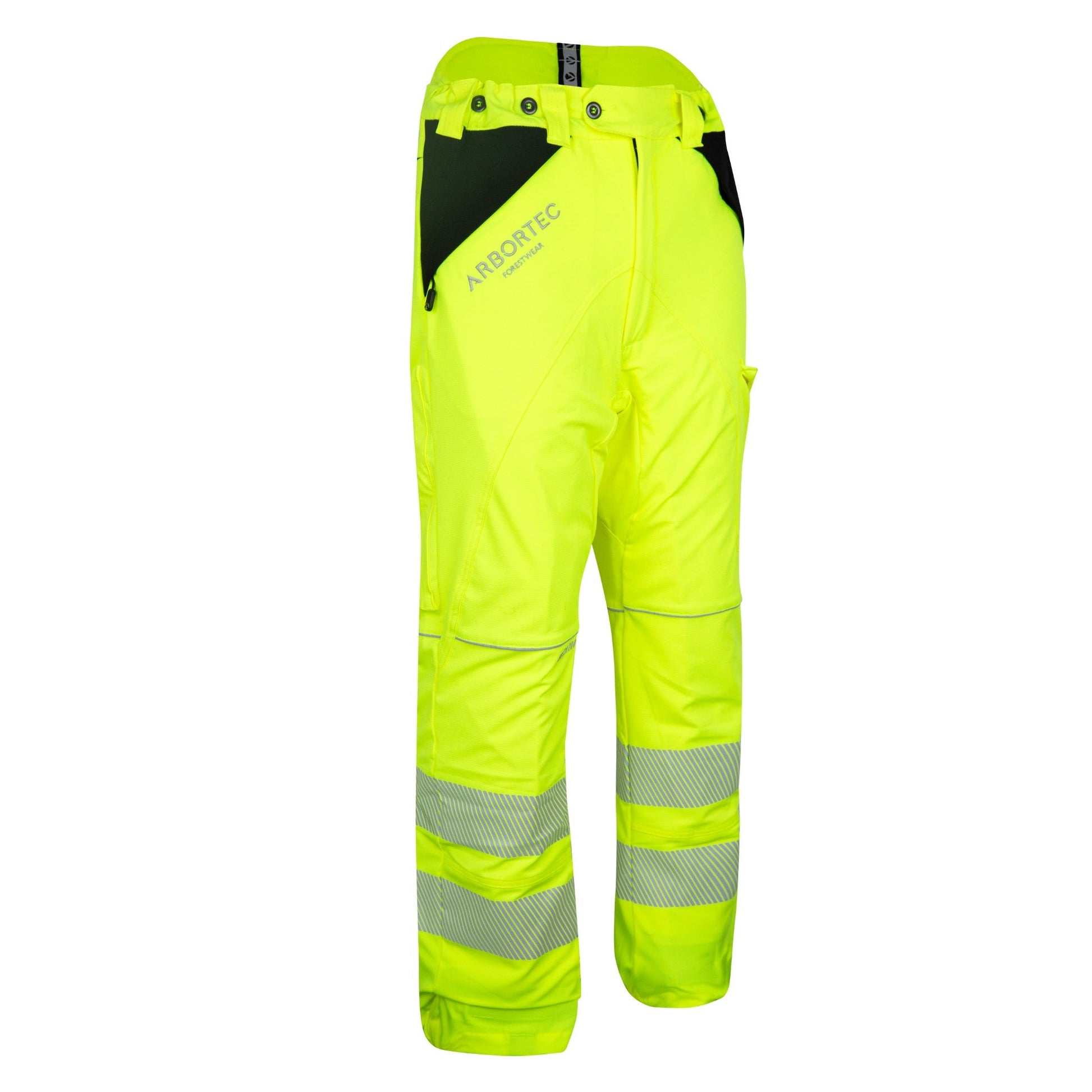 ATHV4050 Breatheflex Chainsaw Trousers Design C Class 1 - Hi - Vis Yellow - Arbortec Forestwear