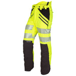 ATHV4050 Breatheflex Chainsaw Trousers Design C Class 1 - Hi - Vis Yellow/Kevlar - Arbortec Forestwear