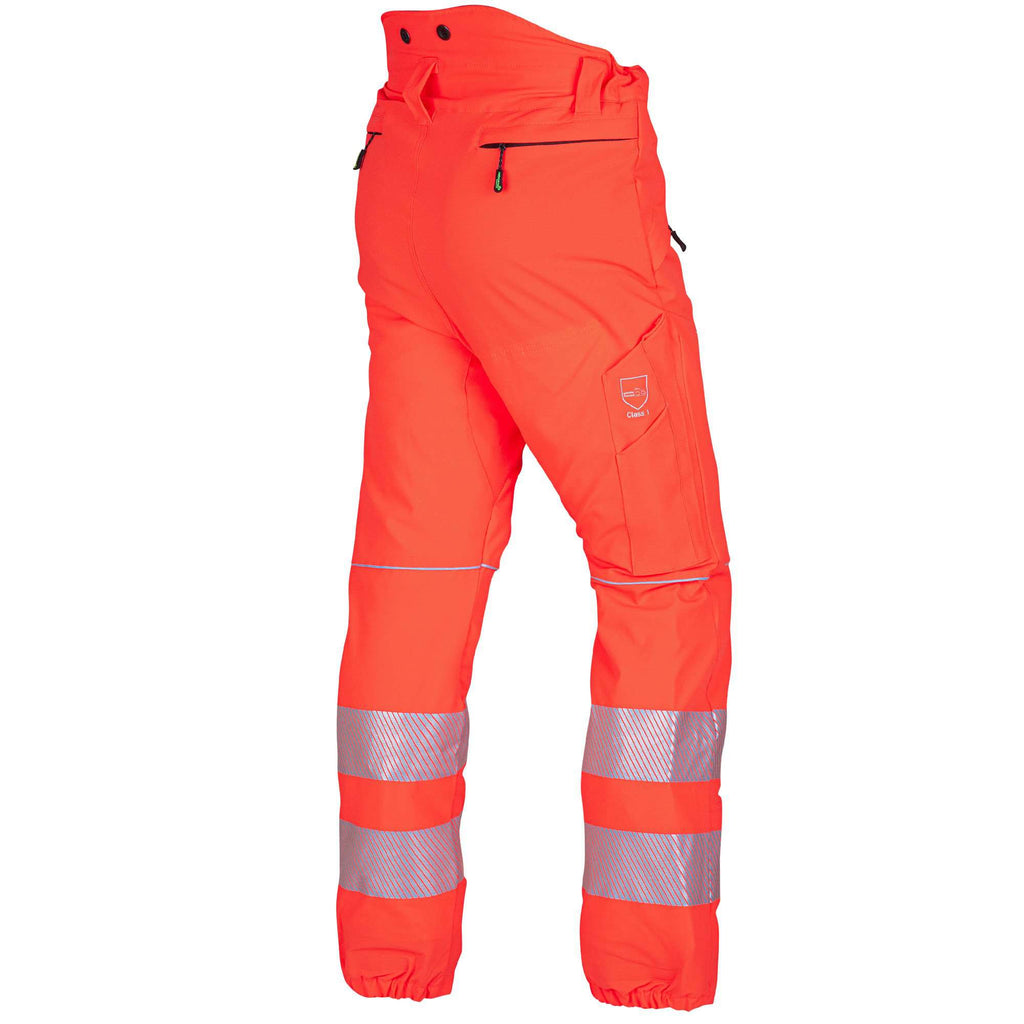 ATHV4050/4040/4035 Breatheflex Chainsaw Trousers Design C Class 1/2/3 - Hi-Vis Orange - Arbortec Forestwear