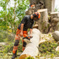 ATHV4060 Breatheflex Pro Chainsaw Trousers Design A Class 1 - Hi - Vis Orange - Arbortec Forestwear