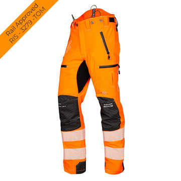 ATHV4060 Breatheflex Pro Chainsaw Trousers Design A Class 1 - Hi - Vis Orange - Arbortec Forestwear