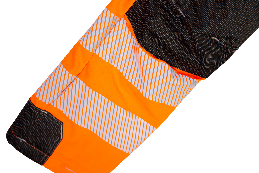ATHV4070 Breatheflex Pro Chainsaw Trousers Design C Class 1 - Hi-Vis Orange - Arbortec Forestwear