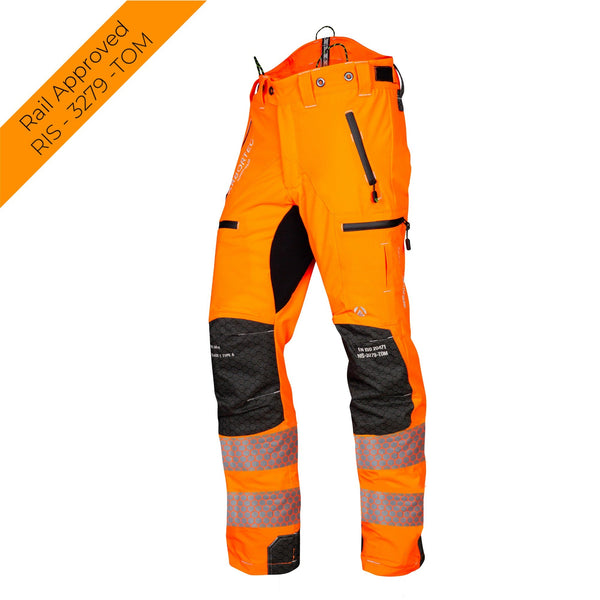 ATHV4075 Breatheflex Pro Rail Spec Class 2 Trousers - Hi Vis Orange