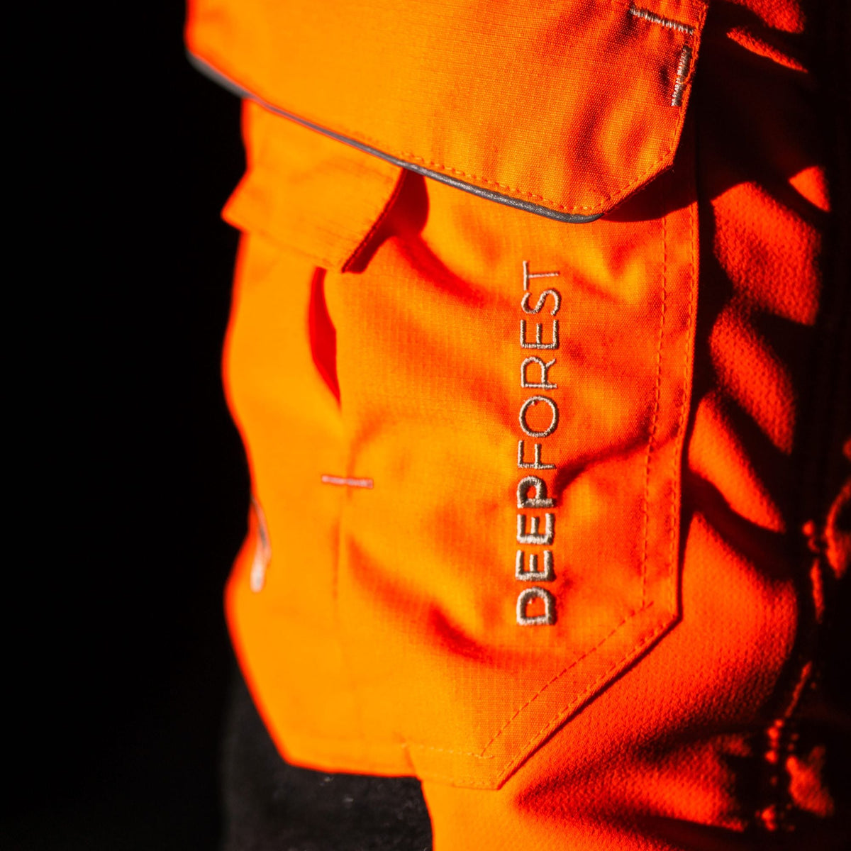 ATHV4090 Arbortec Deep Forest Hi-Vis Chainsaw Trousers Design C/Class 1 – Orange - Arbortec Forestwear