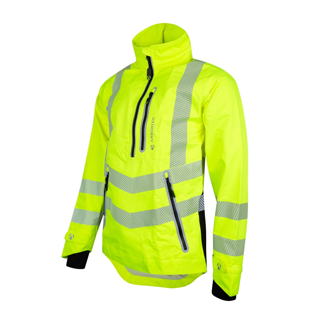 ATHV4400 Arbortec BreatheDry® Waterproof Smock - Hi - Vis Yellow - Arbortec Forestwear