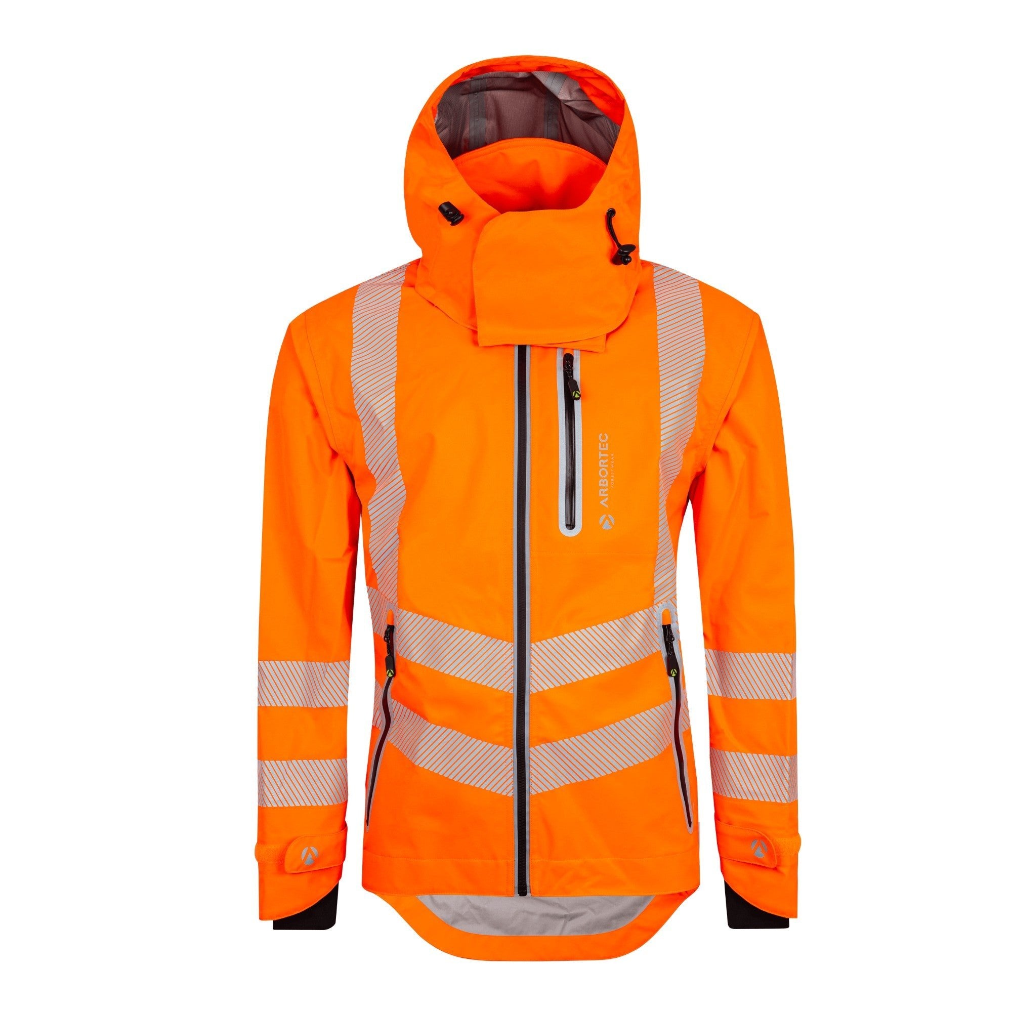 Arbortec Full Zip Waterproof Hi-Vis Work Jacket
