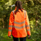 ATHV4420(F) Full Zip Waterproof Women’s Work Jacket – Hi - Vis Orange - Arbortec Forestwear