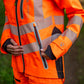 ATHV4420(F) Full Zip Waterproof Women’s Work Jacket – Hi - Vis Orange - Arbortec Forestwear