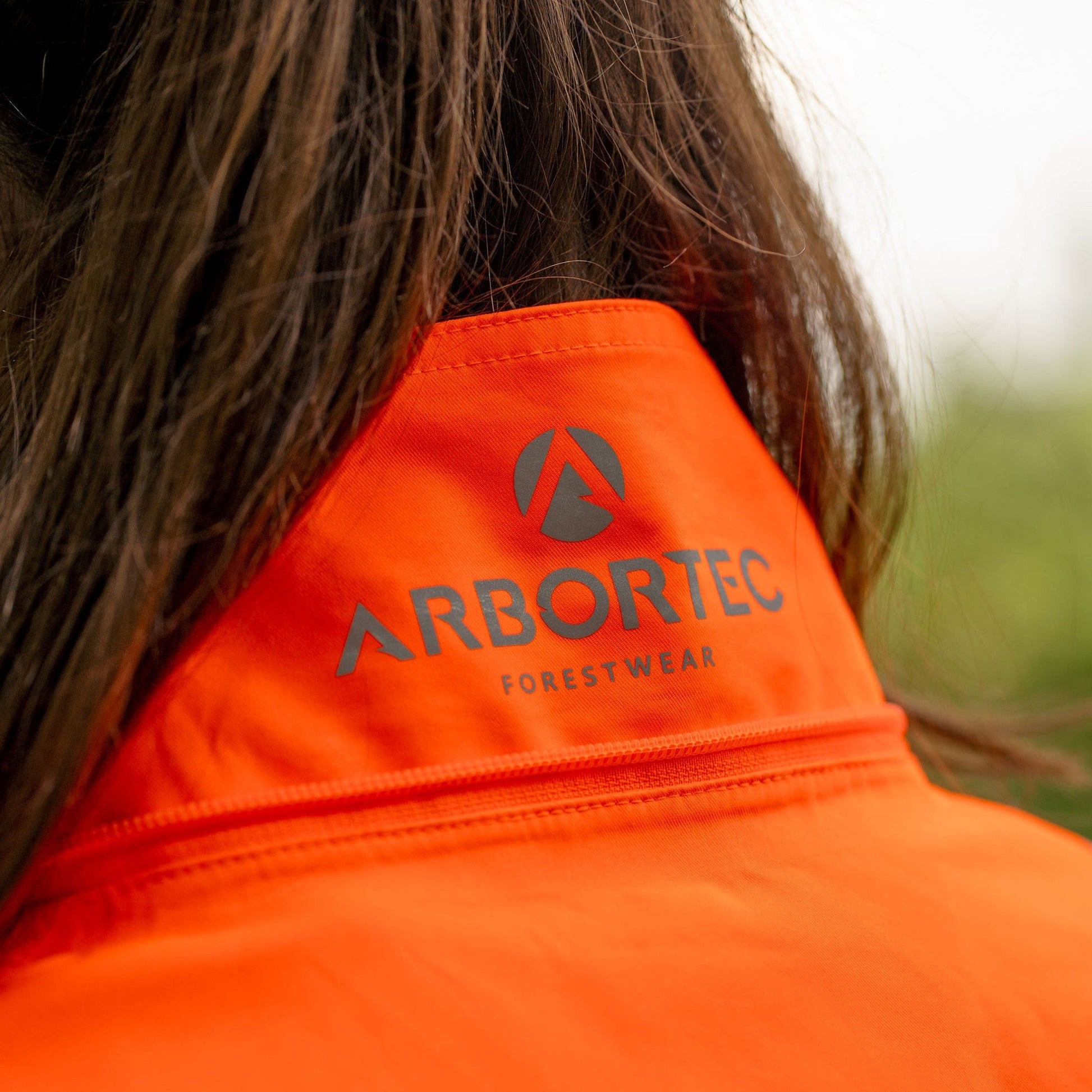 ATHV4420(F) Full Zip Waterproof Women’s Work Jacket – Hi - Vis Orange - Arbortec Forestwear