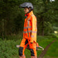 ATHV4420(F) Full Zip Waterproof Women’s Work Jacket – Hi - Vis Orange - Arbortec Forestwear