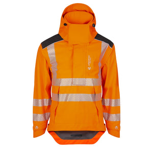 ATHV4460 - Heavy Duty Half Zip Breathedry Smock - Orange - Arbortec Forestwear