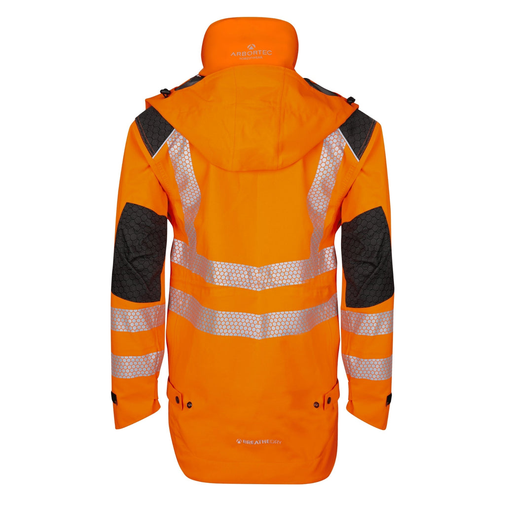 ATHV4460 - Heavy Duty Half Zip Breathedry® Smock - Orange - Arbortec Forestwear