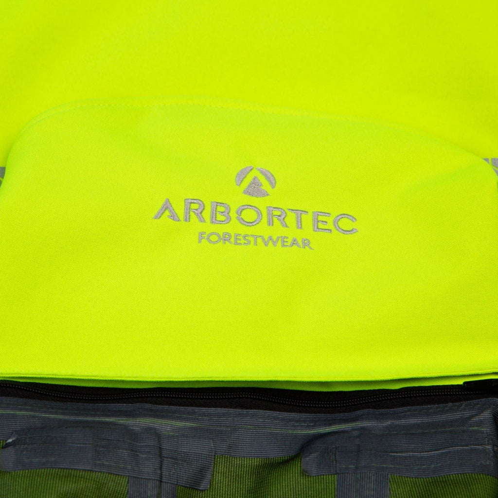 ATHV4460 - Heavy Duty Half Zip Breathedry® Smock - Yellow - Arbortec Forestwear