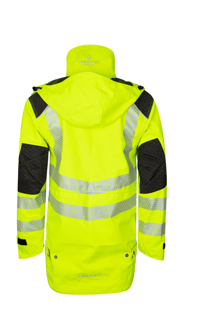ATHV4480 - Heavy Duty Full Zip Breathedry® Jacket - Yellow - Arbortec Forestwear