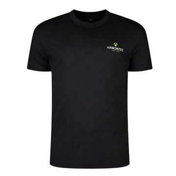 Black Short Sleeve T-Shirt Short (Lime - AFS/LTTL) - Arbortec Forestwear