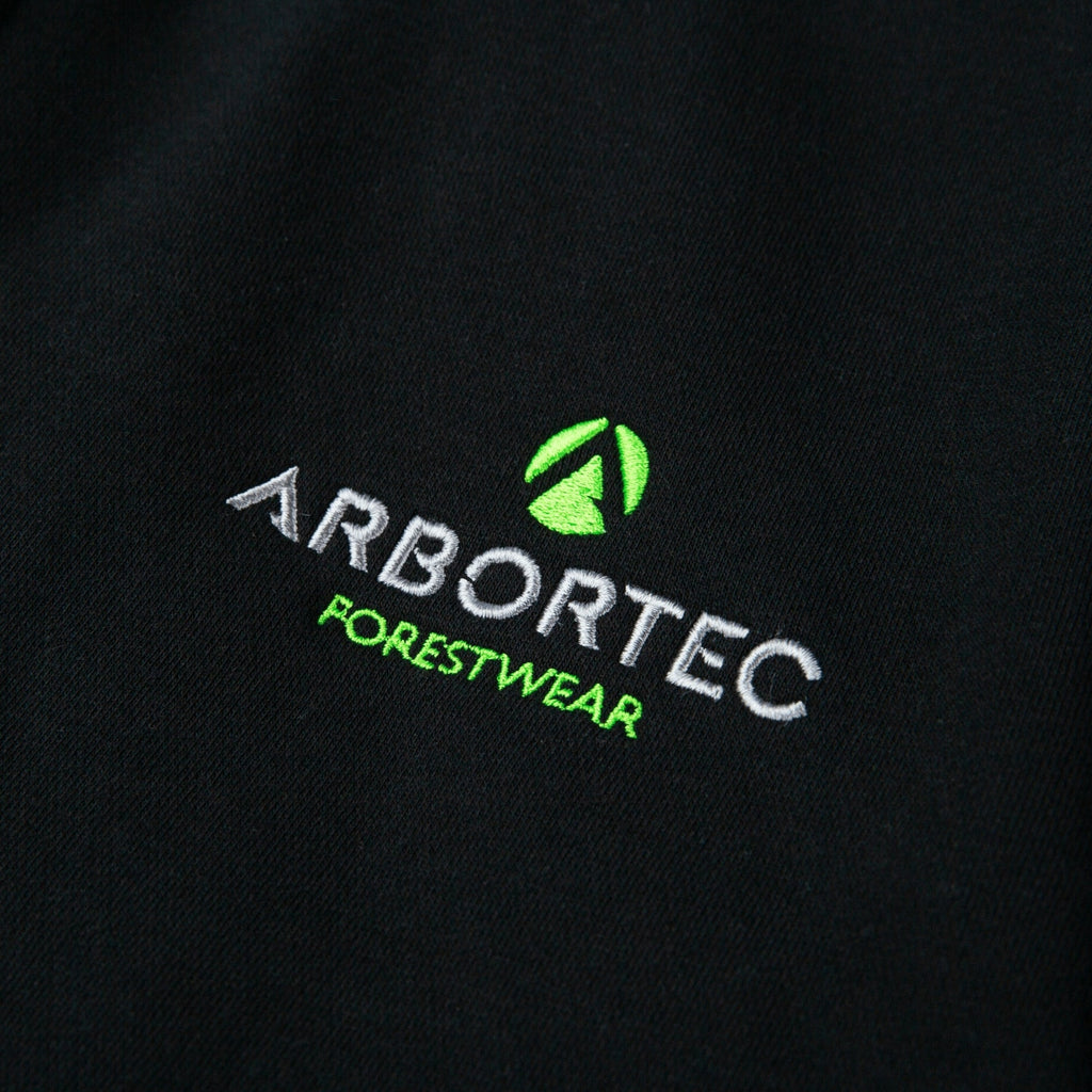 Black Zip Hoodie - Arbortec Forestwear