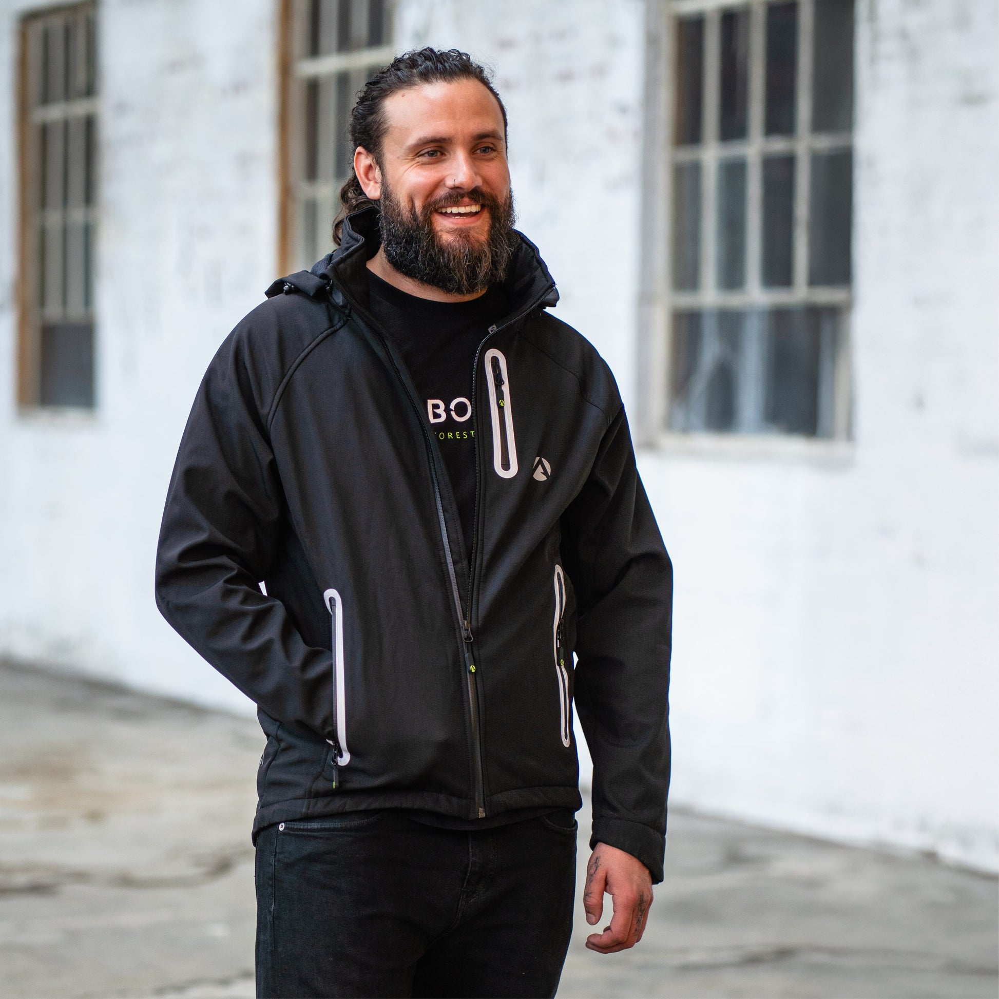 Caiman Breathedry Softshell Black - Arbortec Forestwear