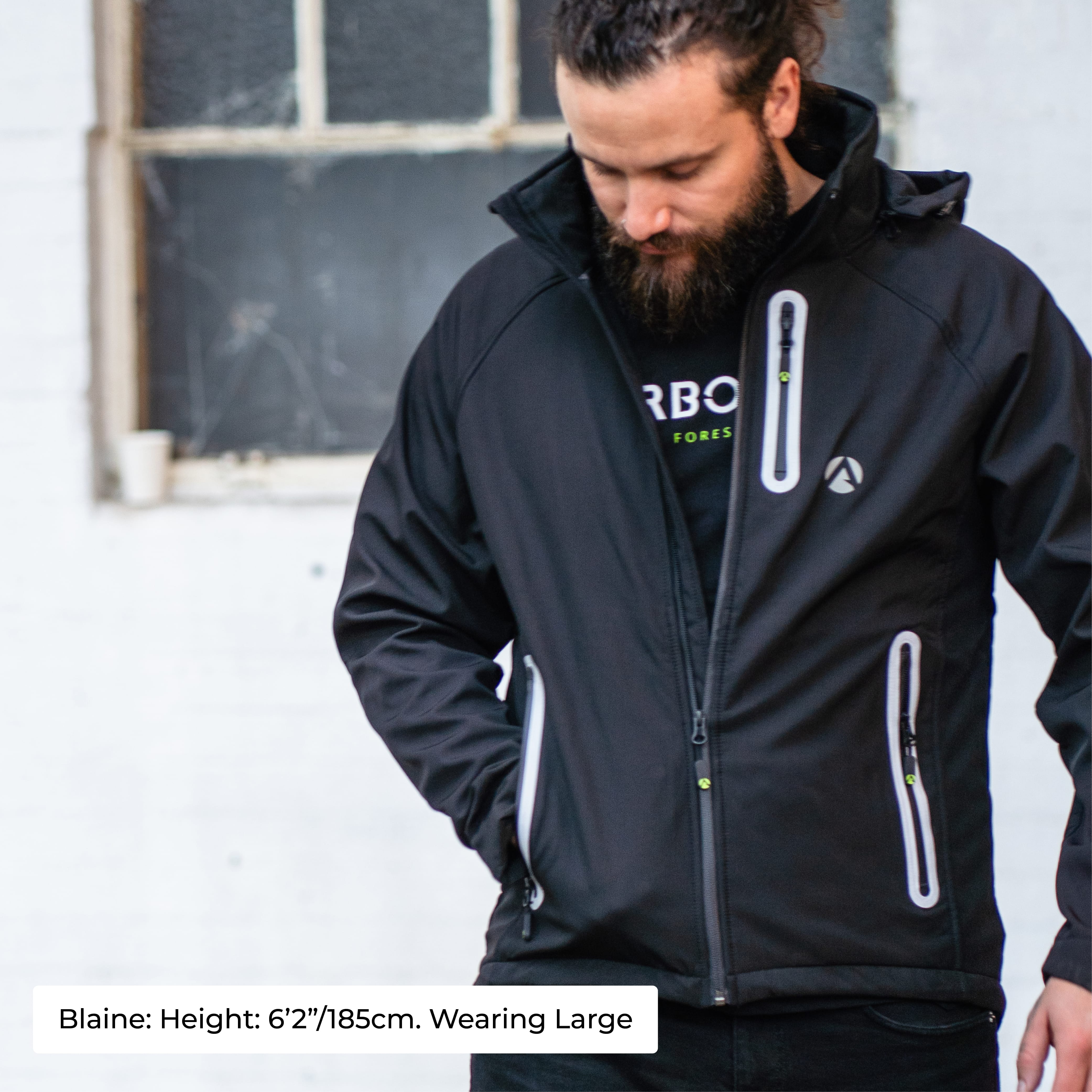 Caiman Breathedry Softshell Jacket - Black