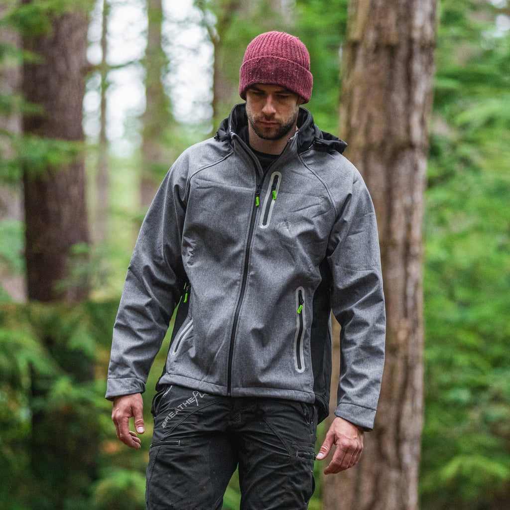 Caiman Breathedry Softshell Grey - Arbortec Forestwear