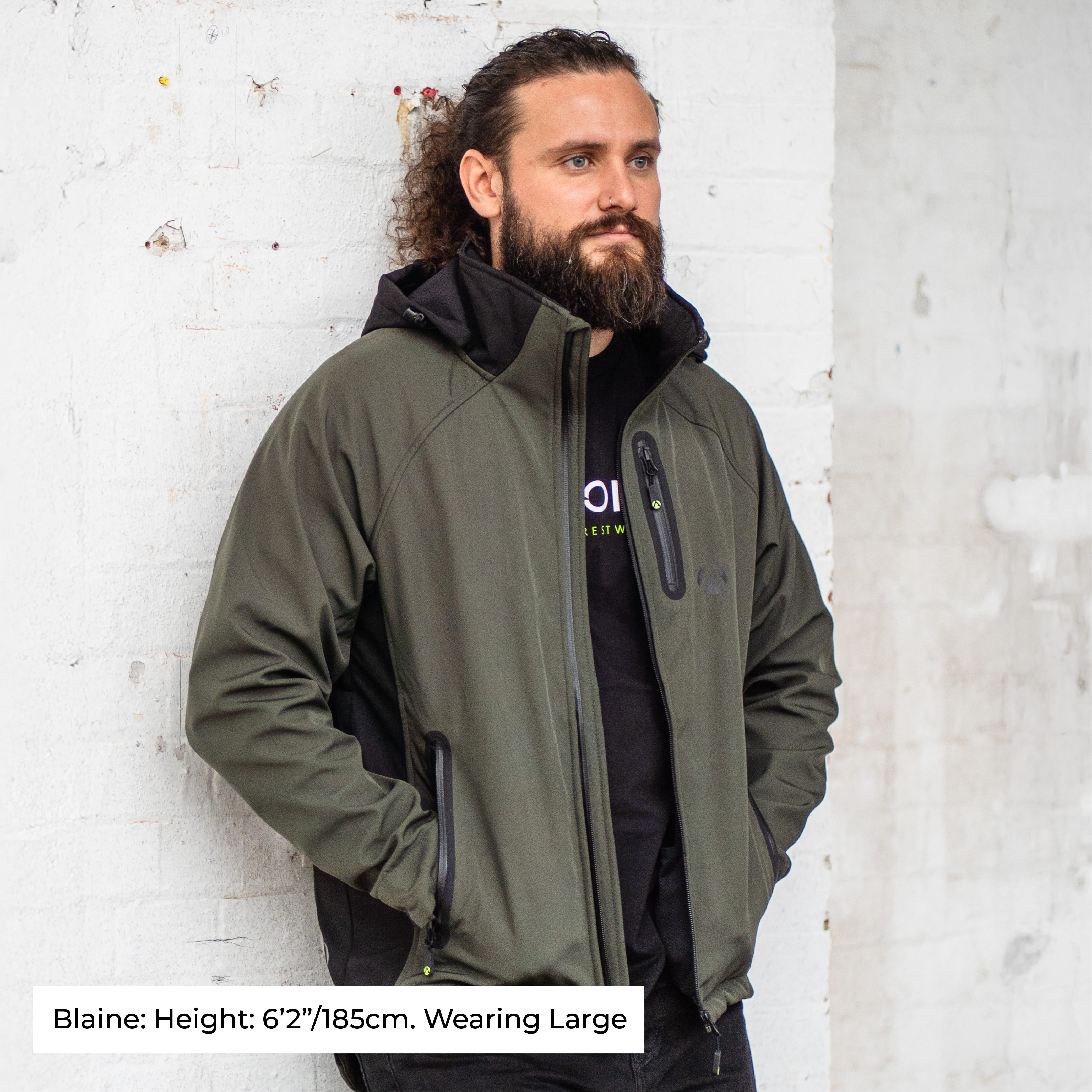 Caiman BreatheDry Chainsaw Jacket Softshell Olive