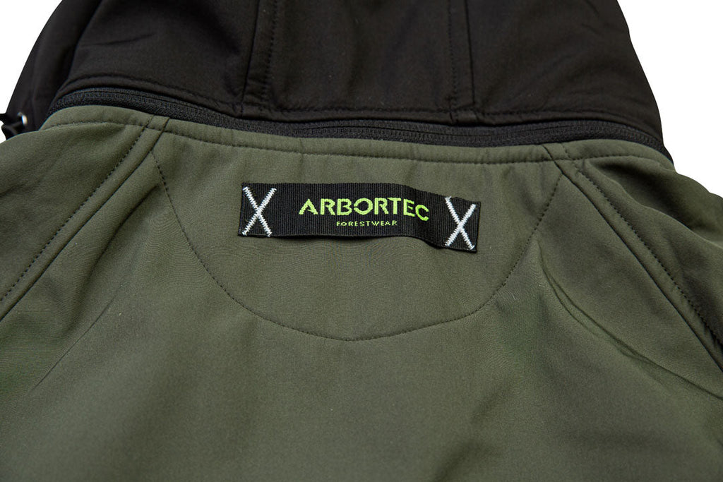 Caiman BreatheDry Softshell Olive - Arbortec Forestwear