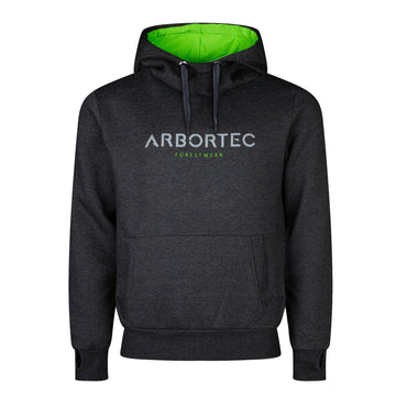 Charcoal High - Neck Hoodie - Arbortec Forestwear