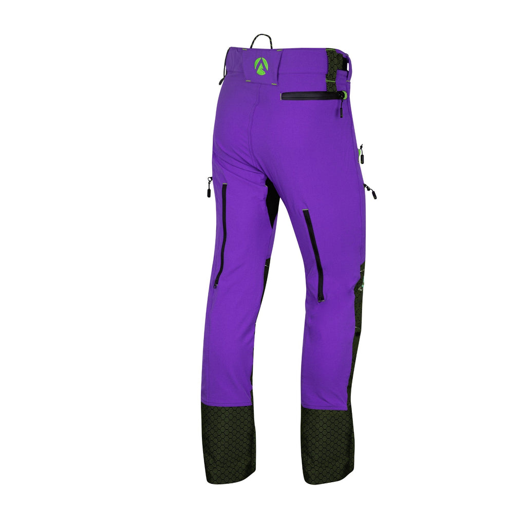 Freestyle Chainsaw Trousers Design A Class 1 - Purple - AT4061 - Arbortec Forestwear