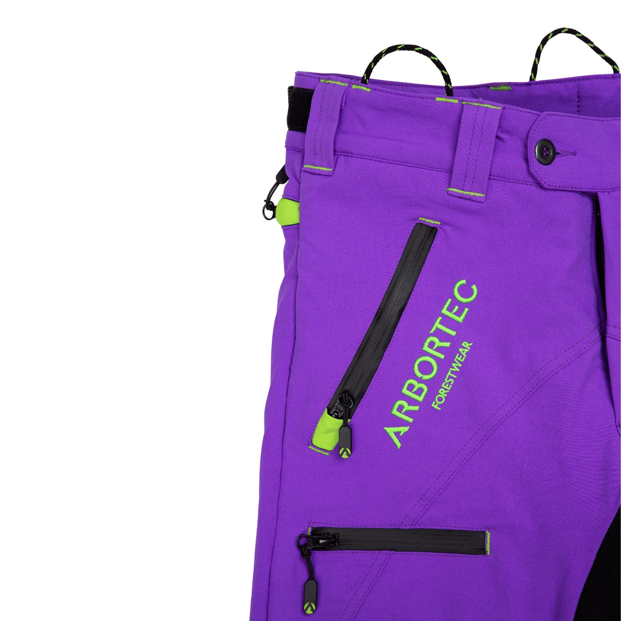 Freestyle Chainsaw Trousers Design A Class 1 - Purple - AT4061 - Arbortec Forestwear