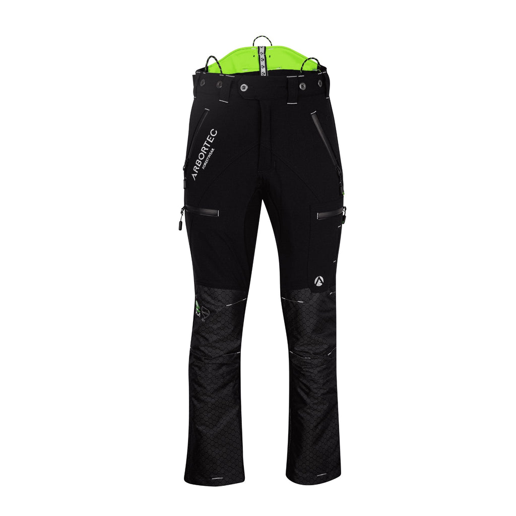 Freestyle Chainsaw Trousers Design C Class 1 - Black - AT4071 - Arbortec Forestwear