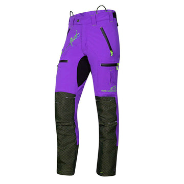 Freestyle Chainsaw Trousers Design C Class 1 - Purple - AT4071 - Arbortec Forestwear