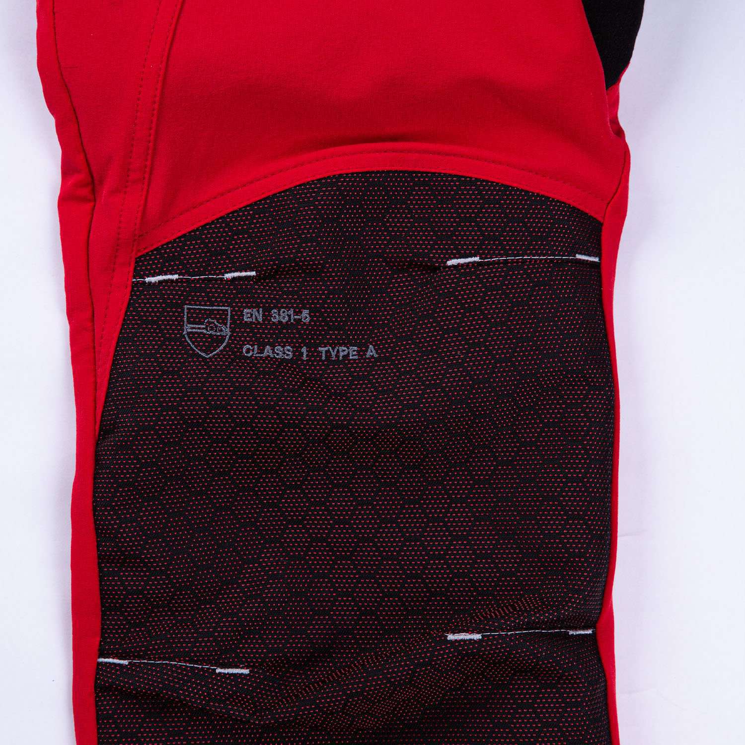 Freestyle Chainsaw Trousers Design C Class 1 - Red - AT4071 - Arbortec Forestwear