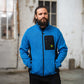Kudu Plus Melange Zip Sweater Blue - Arbortec Forestwear