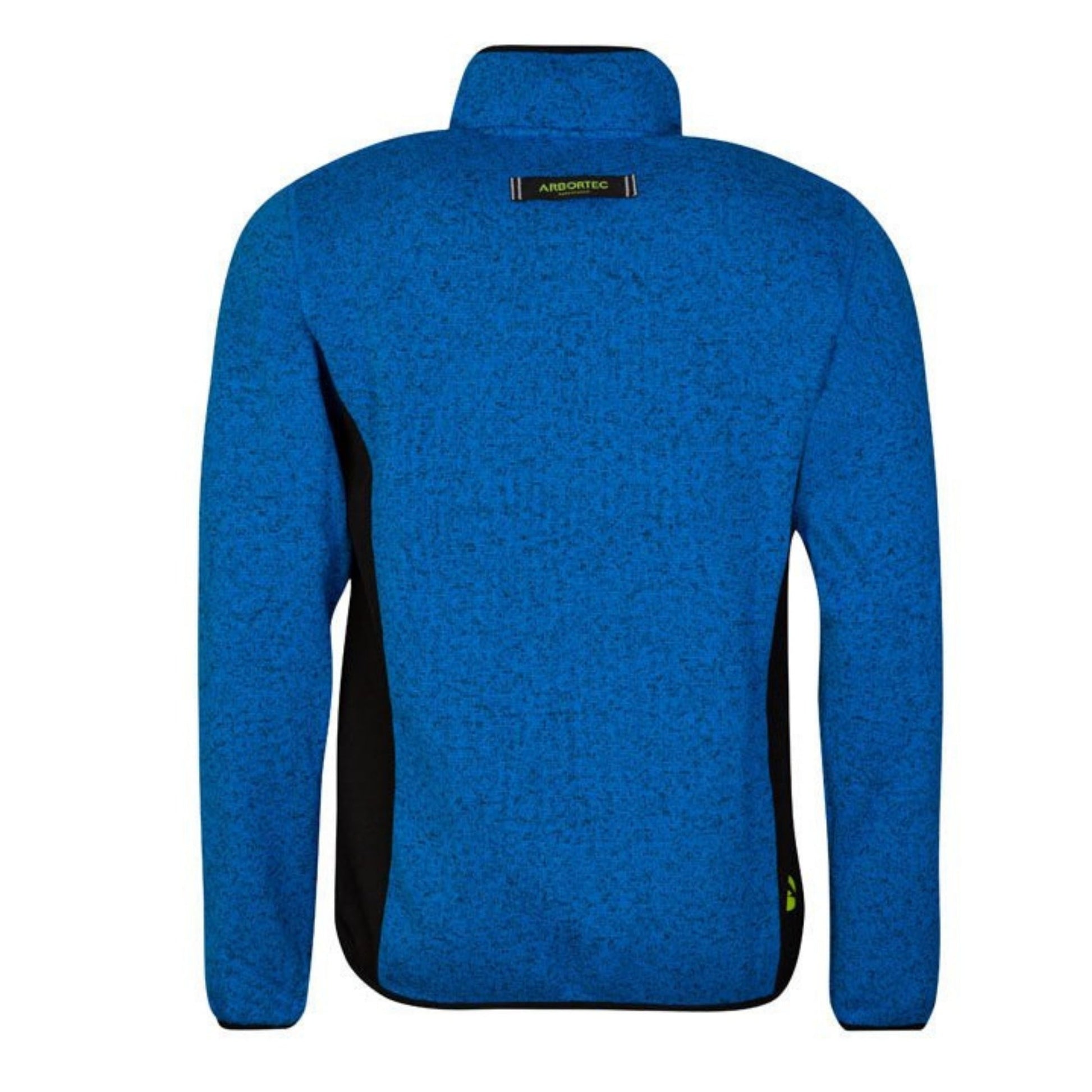 Kudu Plus Melange Zip Sweater Blue - Arbortec Forestwear