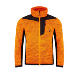 Kudu Plus Melange Zip Sweater Orange - Arbortec Forestwear