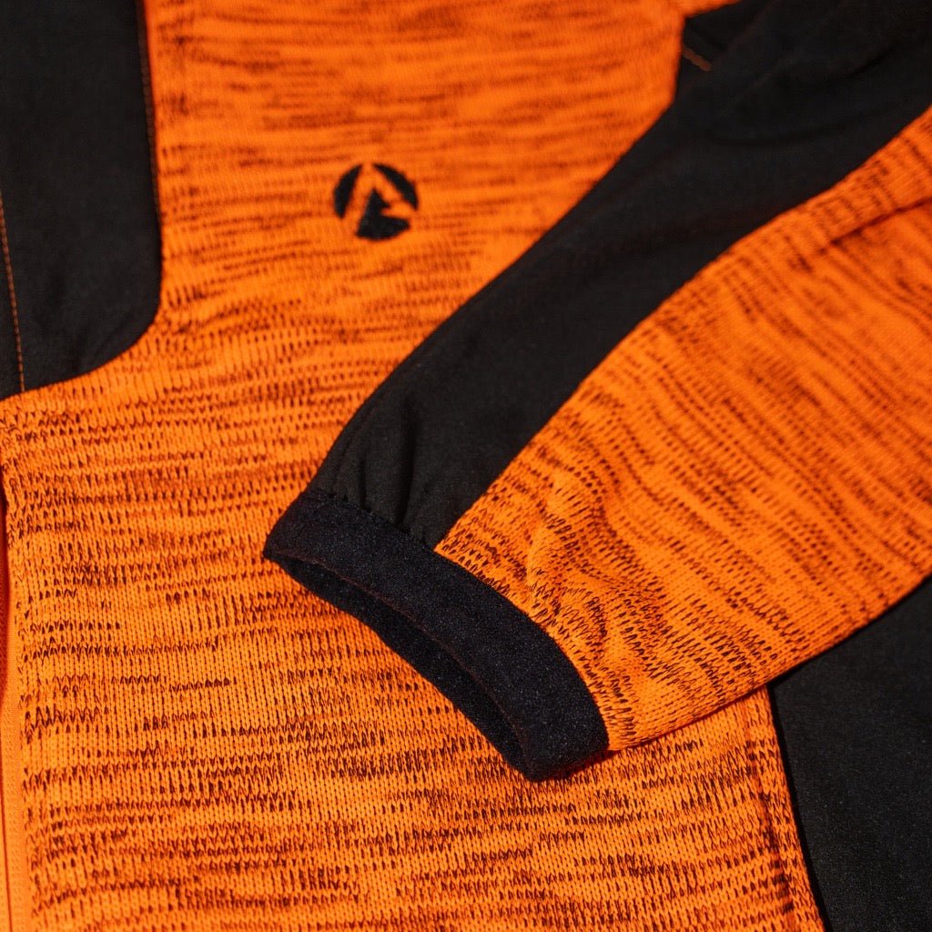 New Kudu Plus Melange Zip Sweater - Orange | Arborist Gear | Buy Now