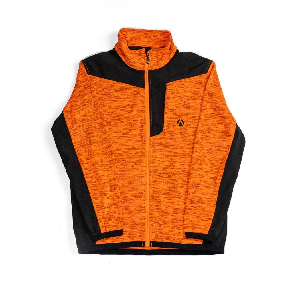 New Kudu Plus Melange Zip Sweater - Orange | Arborist Gear | Buy Now