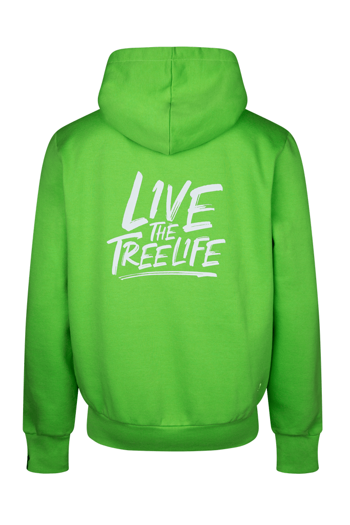 Lime High-Neck Hoodie - Arbortec Forestwear