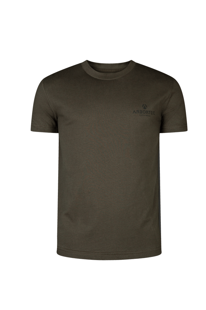 Olive Short Sleeve T-Shirt Short - Arbortec Forestwear