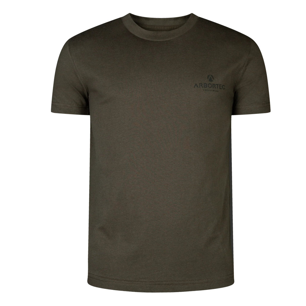 Olive Short Sleeve T-Shirt Short (Black - AFS/LTTL) - Arbortec Forestwear